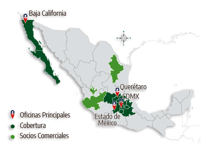 Sucursales Amats en Zonas Estratégicas de México